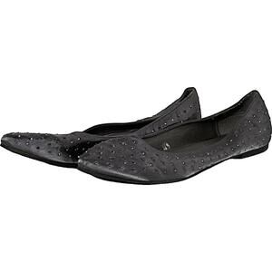 Maurices Studded Pointed-Toe Flats (11, Gray, EUC)